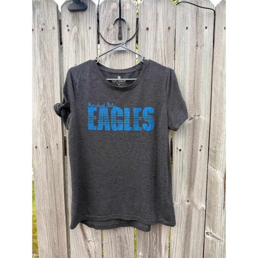 Colosseum Morehead State Eagles Womens Mediumâ Gray Short Sleeve Graphic Shirt